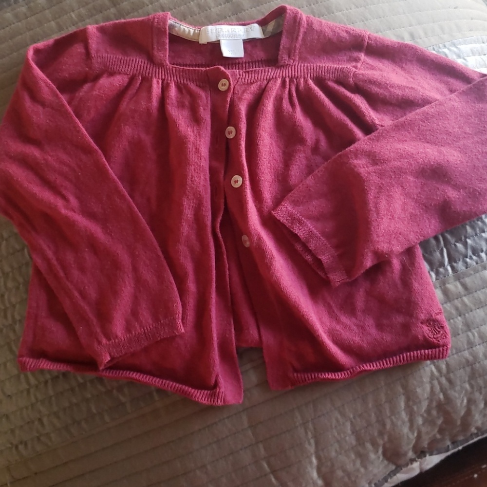 Toddler Burberry cardigan